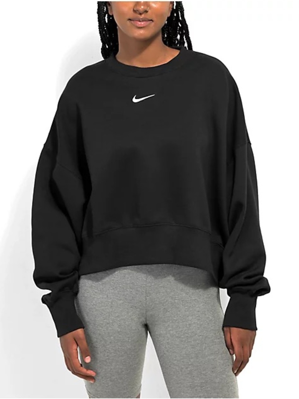 Nike Oversized Black Crewneck M